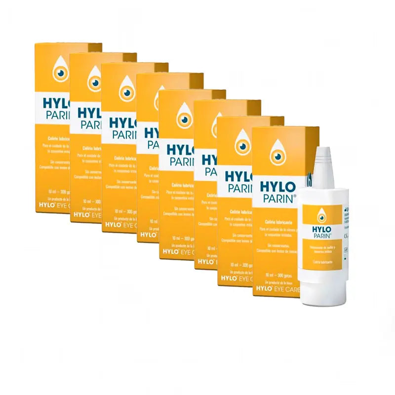 Pack 8X Hylo Parin Colirio Lubricante, 8x10 ml