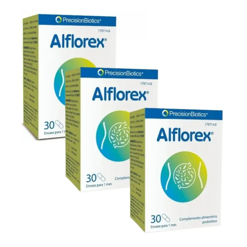 Pack Alflorex Complemento Alimenticio Probiótico, 3x30 Cápsulas