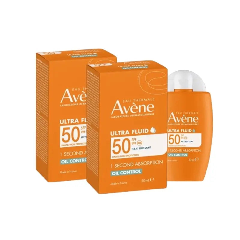 Avene Ultra Mat SPF 50+, 2x50 ml