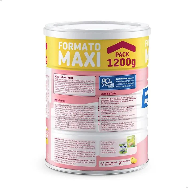 Pack Blemil Plus 2 Forte, 12x1200 gr