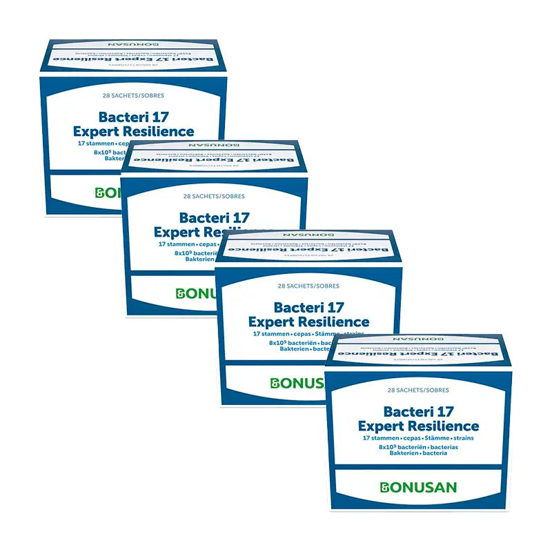 Pack Bonusan Bacteri 17 Expert Resilience , 4x28 Sobres