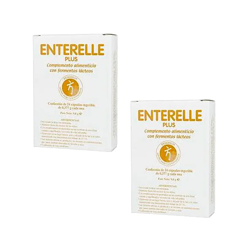 Pack Bromatech Enterelle Plus , 2x24 Cápsulas