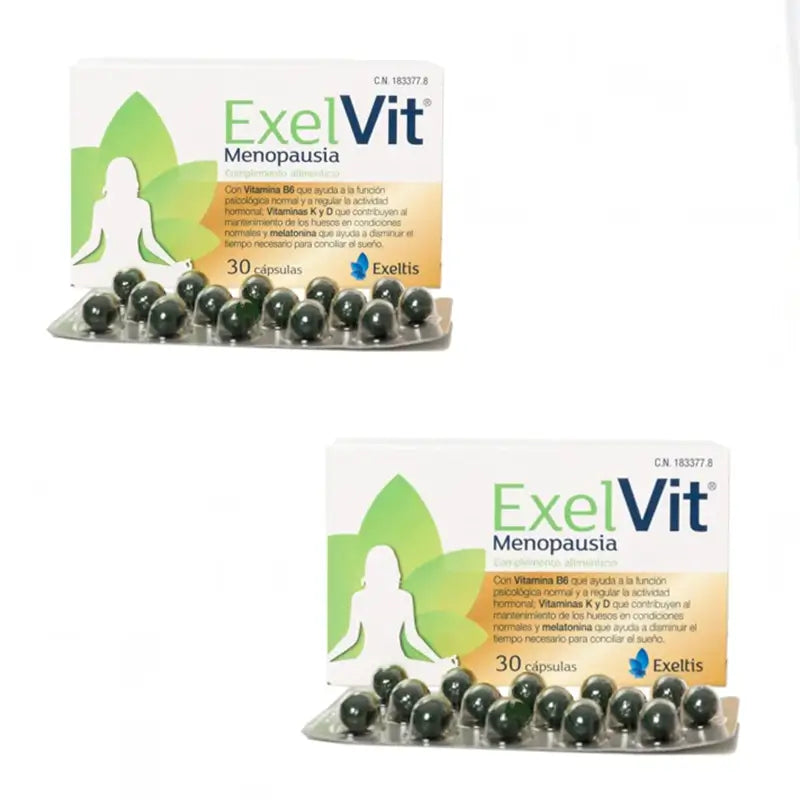 Pack Exelvit Menopausia 2x30 Cápsulas