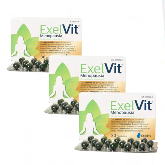 Pack Exelvit Menopausia 3x30 Cápsulas