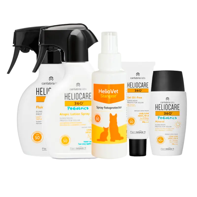 Pack Familiar Solares HELIOCARE , HELIOVET