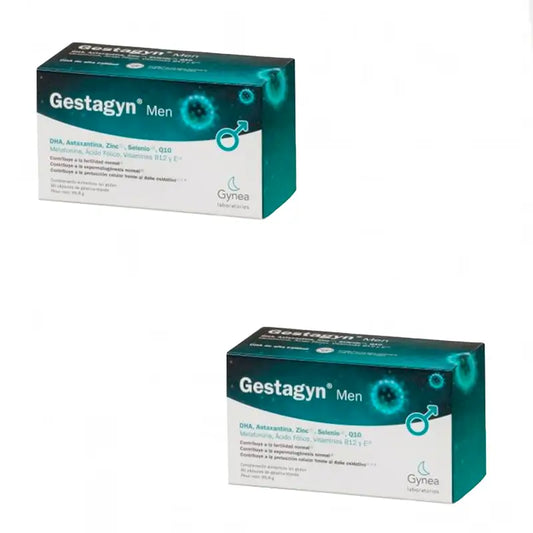 Pack Gestagyn Men Cápsulas Gelatina Blanda 2x60 Cápsulas