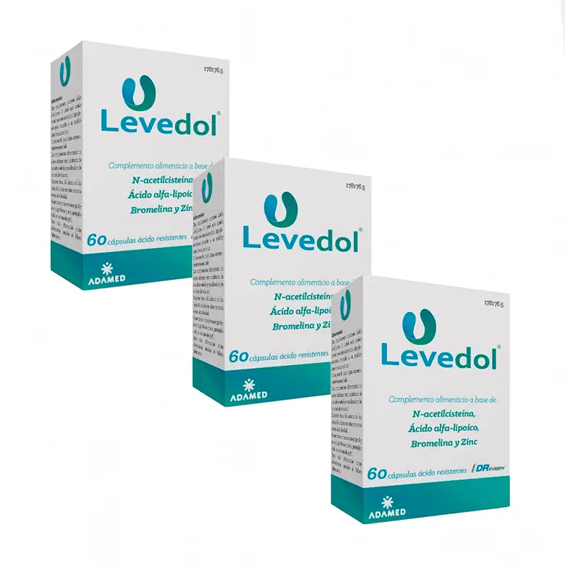 Pack Levedol, 3x60 Cápsulas