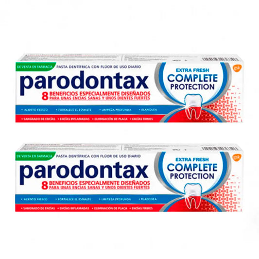 Parodontax Pack Pasta De Dientes Complete Protection Para Cuidado De Encías, 2 x 75 ml