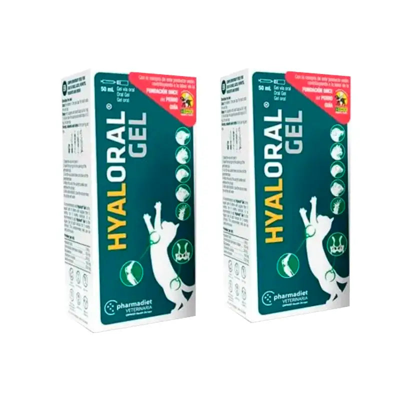 Pharmadiet Hyaloral Gel Cachorros Gatos, Pack 2 x 50 ml