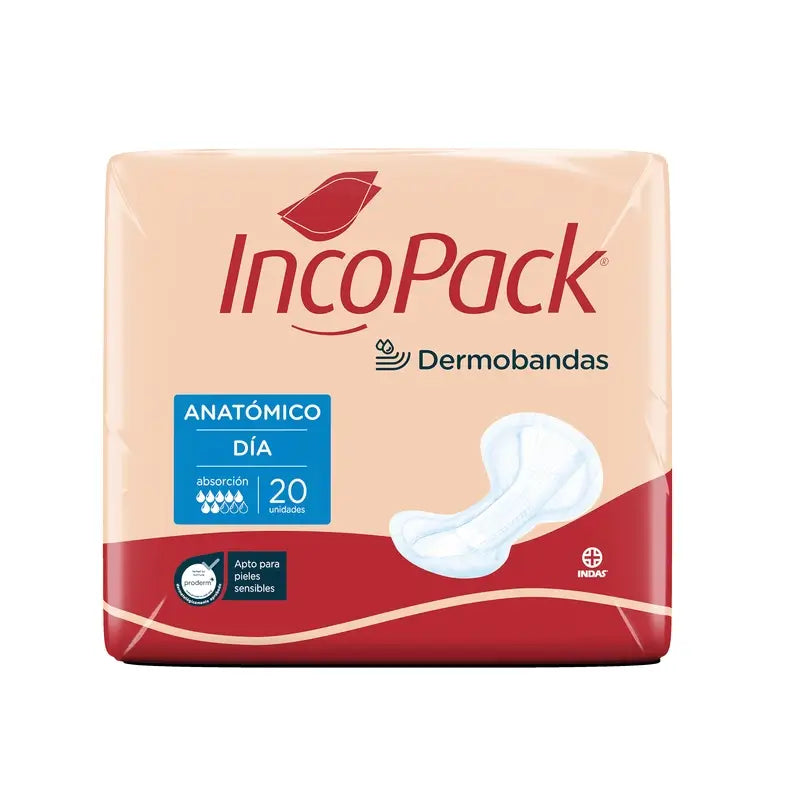 Incopack Anatómico Día , 80 unidades