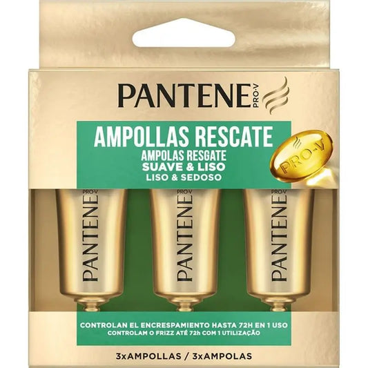 Pantene Ampollas Suave & Liso Srp 6Uds 6X3X15Ml