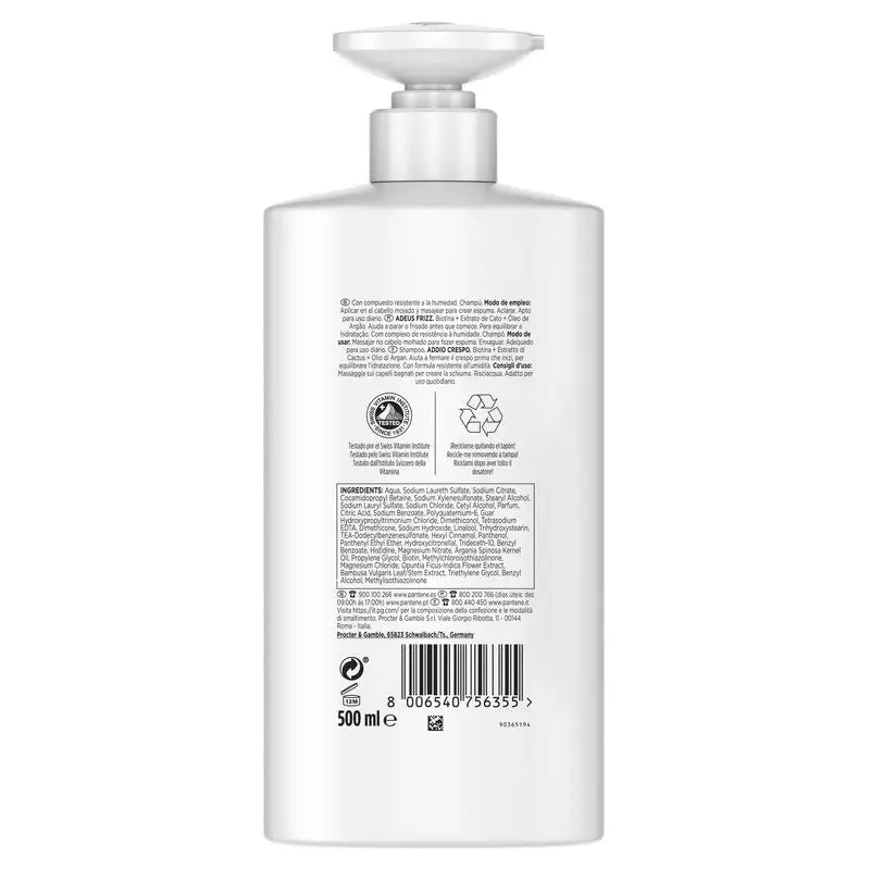 Pantene Champú Miracles Cactus Anti Frizz 500Ml