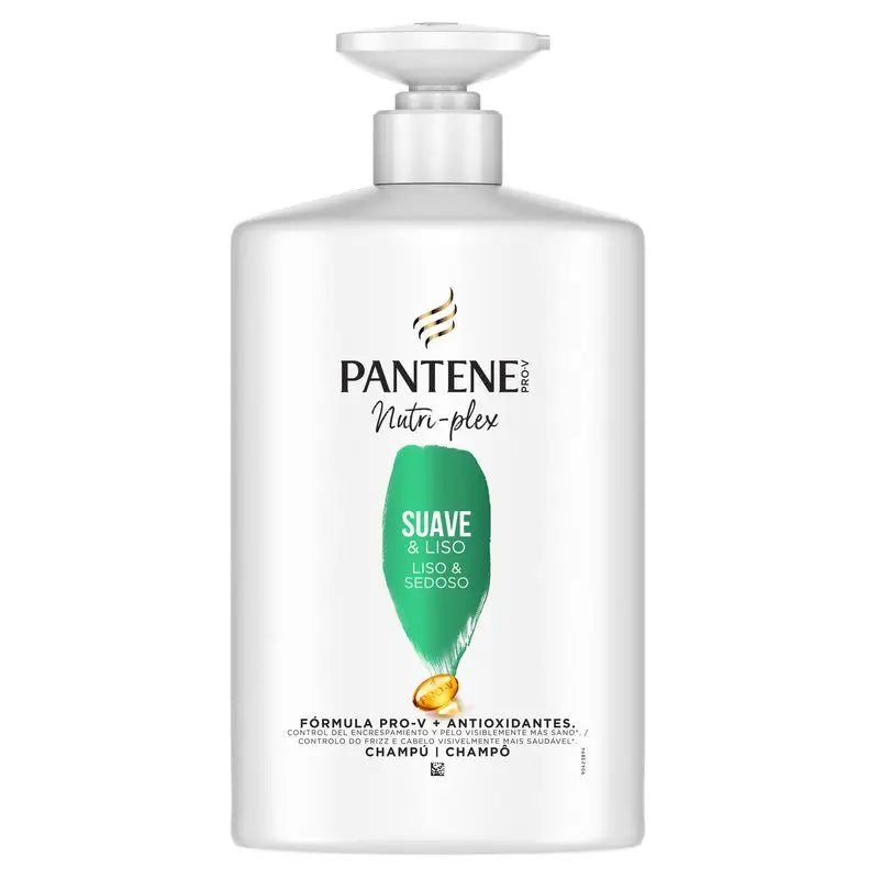 Pantene Champú Nutri-Plex Suave Y Liso 1000Ml