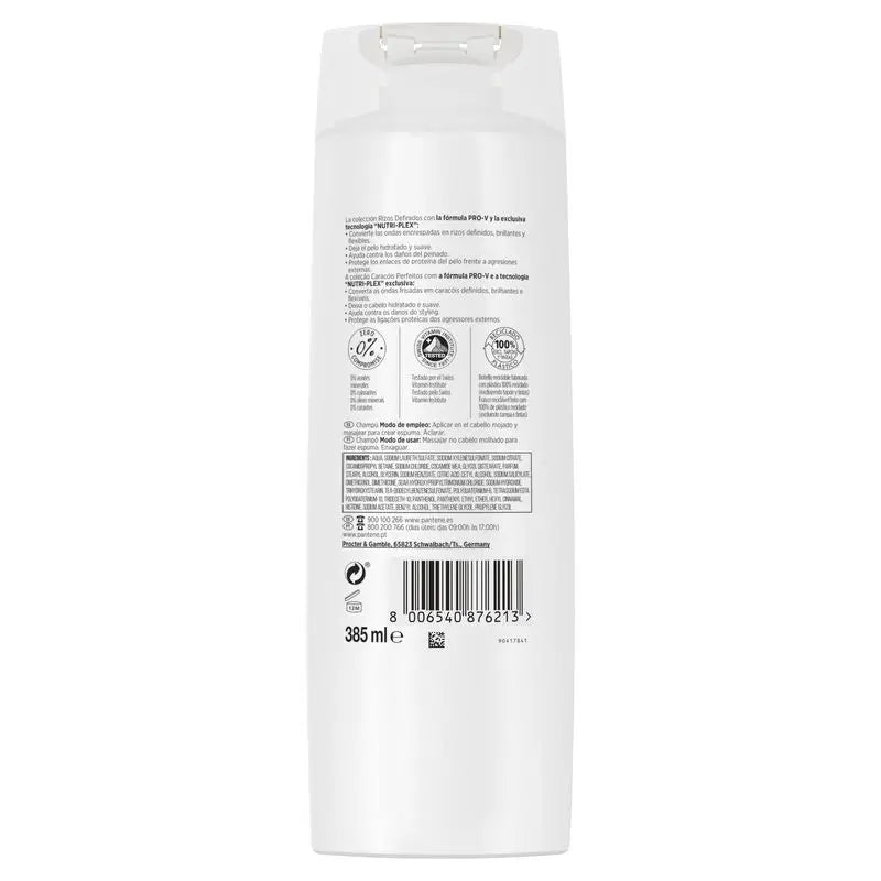 Pantene Nutri Plex Champú Rizos  385Ml