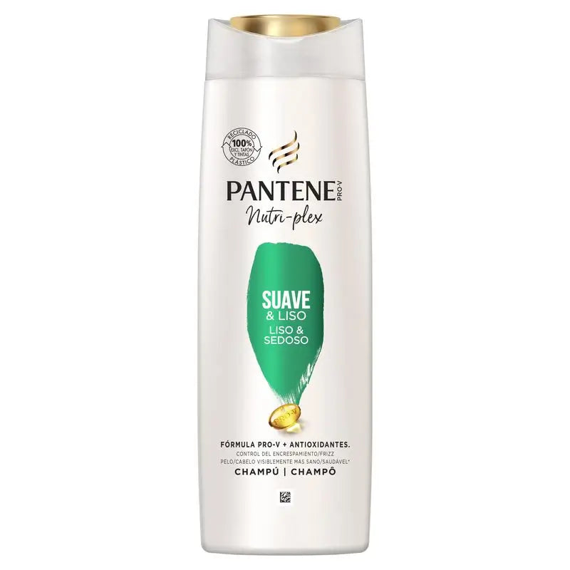 Pantene Nutri Plex Champú Suave Y Liso  385Ml