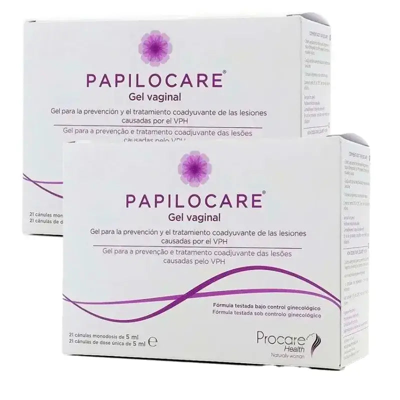 Papilocare Gel Vaginal Pack 2 x 21 Cánulas De 5 Ml