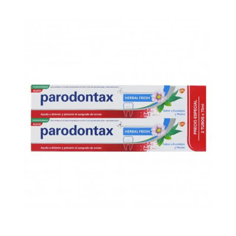 Parodontax Herbal Fresh Pasta de Dientes Cuidado de Encías, 2x75 ml