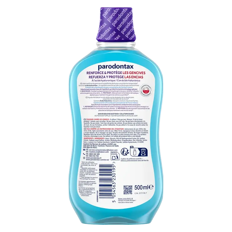 Parodontax Refuerza Y Protege Colutorio , 500 ml