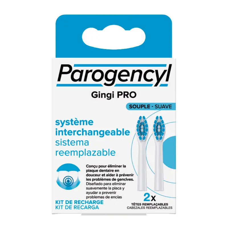 Parogencyl Samurai Recambios Gingi Pro Suave, 2 Recambios