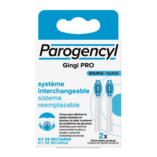 Parogencyl Samurai Recambios Gingi Pro Suave, 2 Recambios