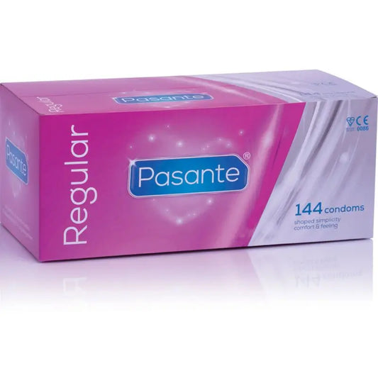 Pasante Condom Gama Regular, 144 unidades