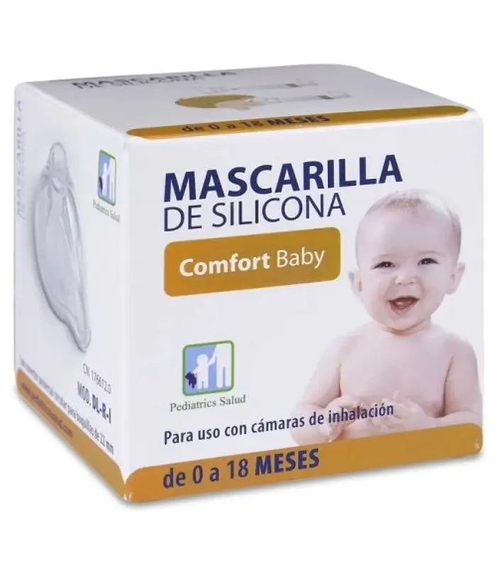 Pediatrics Salud Mascarilla Inhalación De Silicona De 0 A 18 Meses