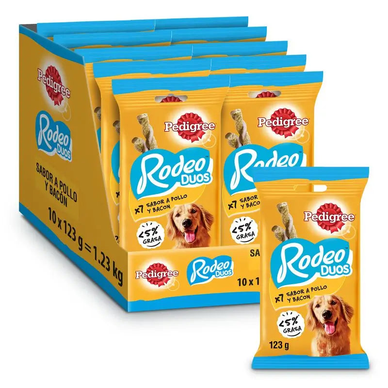 Pedigree Rodeo Duos Bacon Y Pollo 10X123Gr