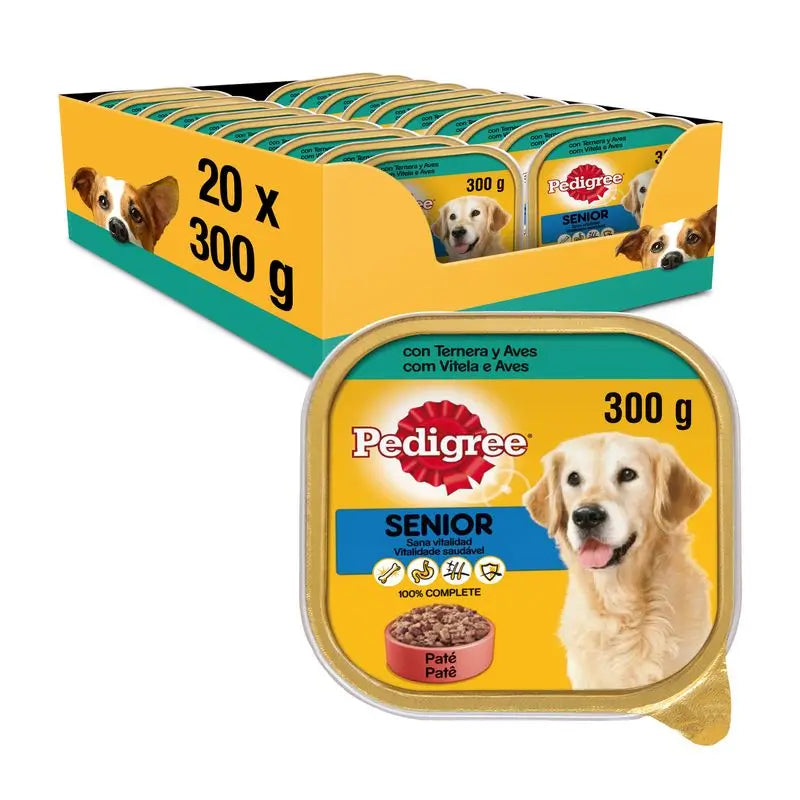 Pedigree Tarrina Senior Caja 20X300Gr