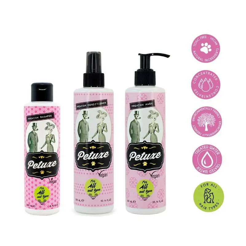 Petuxe Pack Todas Las Razas (Champú + Mascarilla + Acondicionador)