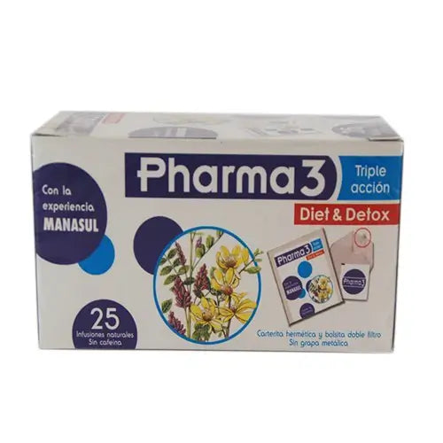 Pharma 3 Triple Accion 25 Bolsas