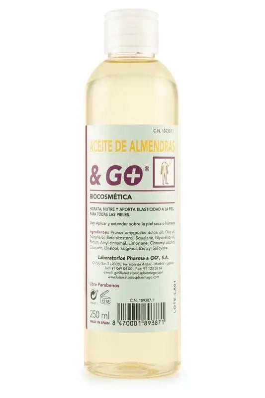 Pharma & Go Aceite De Almendras Dulces 250Ml.