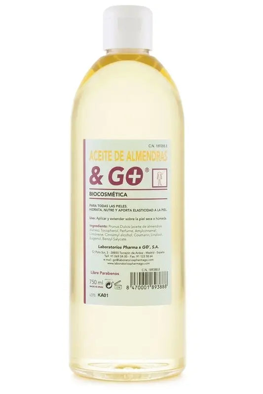 Pharma & Go Aceite De Almendras Dulces 750Ml.