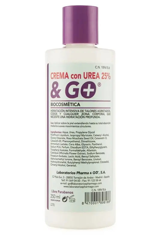 Pharma & Go Crema Urea 25% 250Ml.