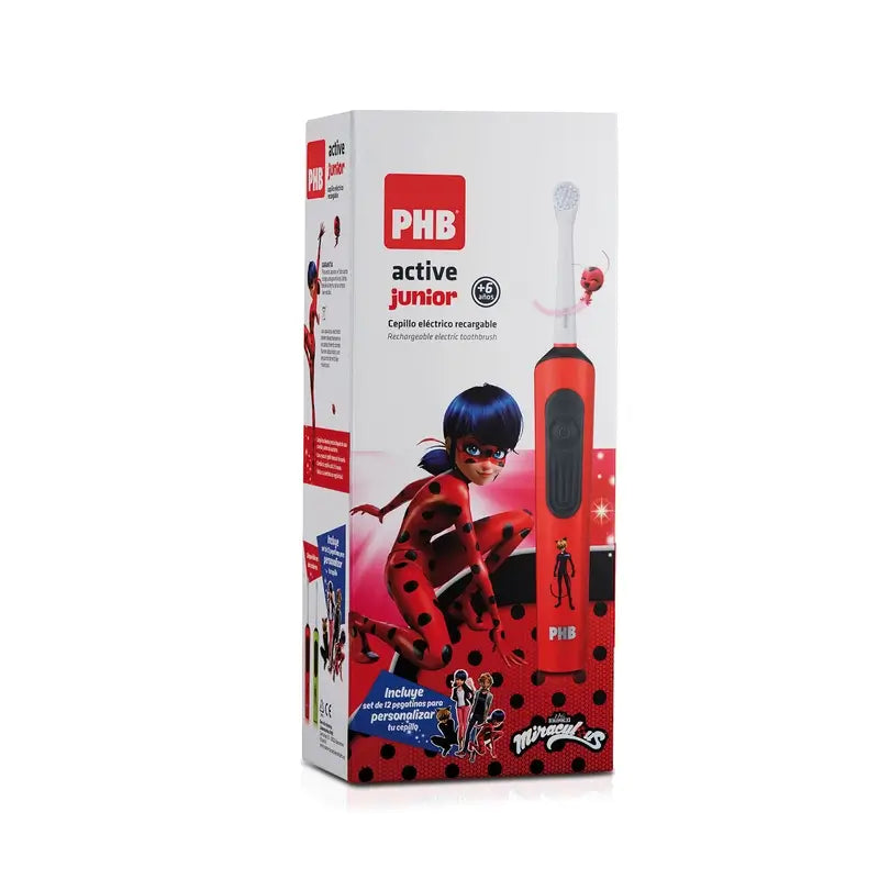 PHB Active Junior Cepillo Eléctrico Recargable Rojo