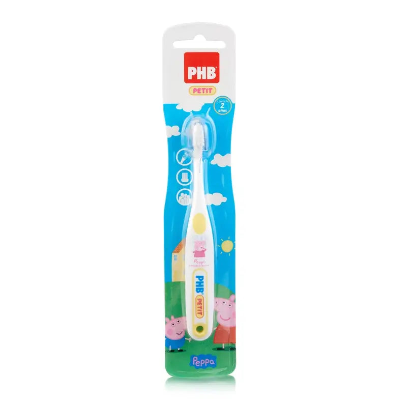 PHB Cepillo Dental Infatil Plus Petit Peppa Pig + 2 años, distintos colores