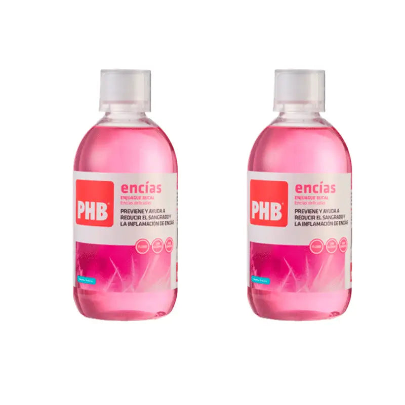 PHB Duplo Enjuague Encías 2X500 ml