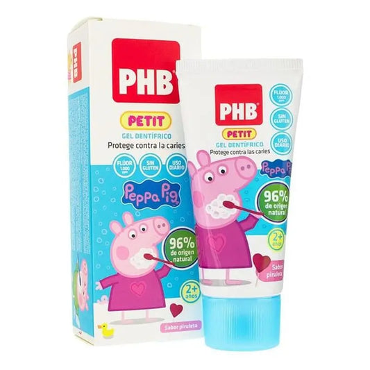 PHB Petit Gel Dentífrico Sabor Piruleta 50 ml