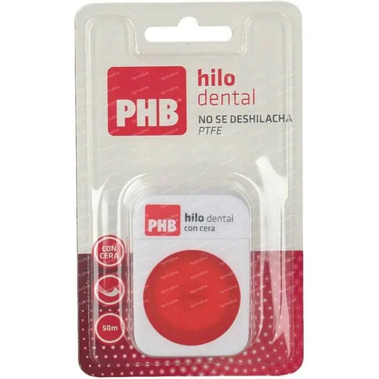 PHB Hilo Dental con Cera, 50 m