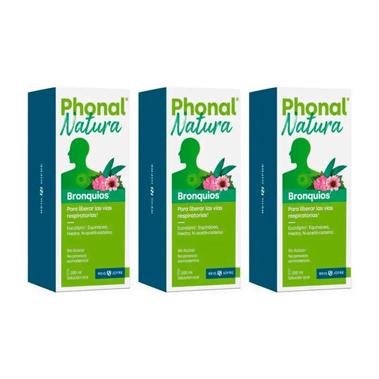 Phonal Natura Triplo Bronquios, 3 x 200 ml