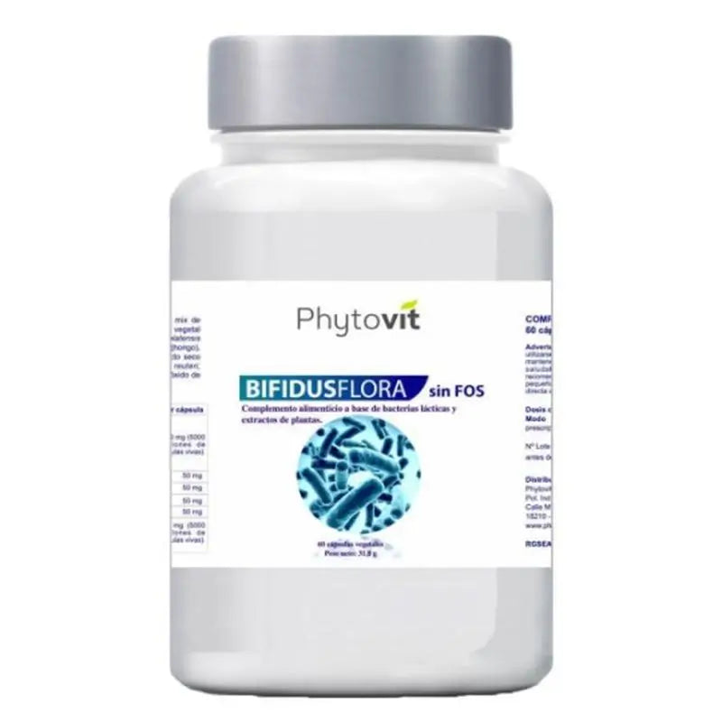 Phytovit Bifidusflora Sin Fos, Bote 60 cápsulas