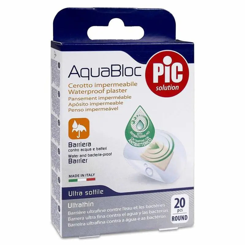 Pic Aquabloc Antibacteriano Ø22,5Mm 20 Uds