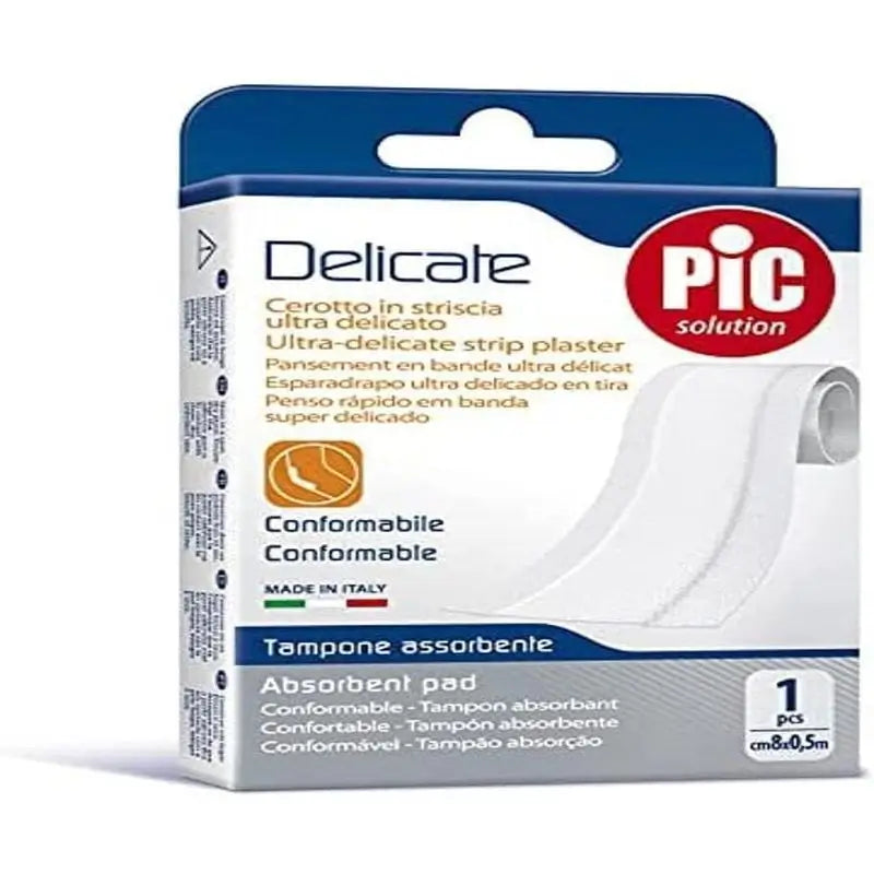 Pic Delicate Antibacteriano Tira Blanca 6Cmx0,5M