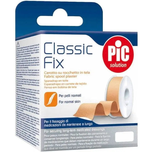 Pic Esparadrapo Classic Fix Tela Rollo Piel 2,5Cmx5M