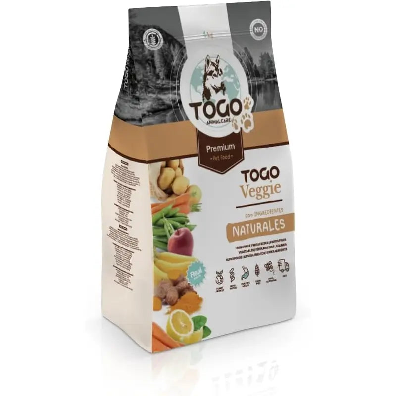 Pienso Togo Hipoalergenico Vegano Perros, 4 kg