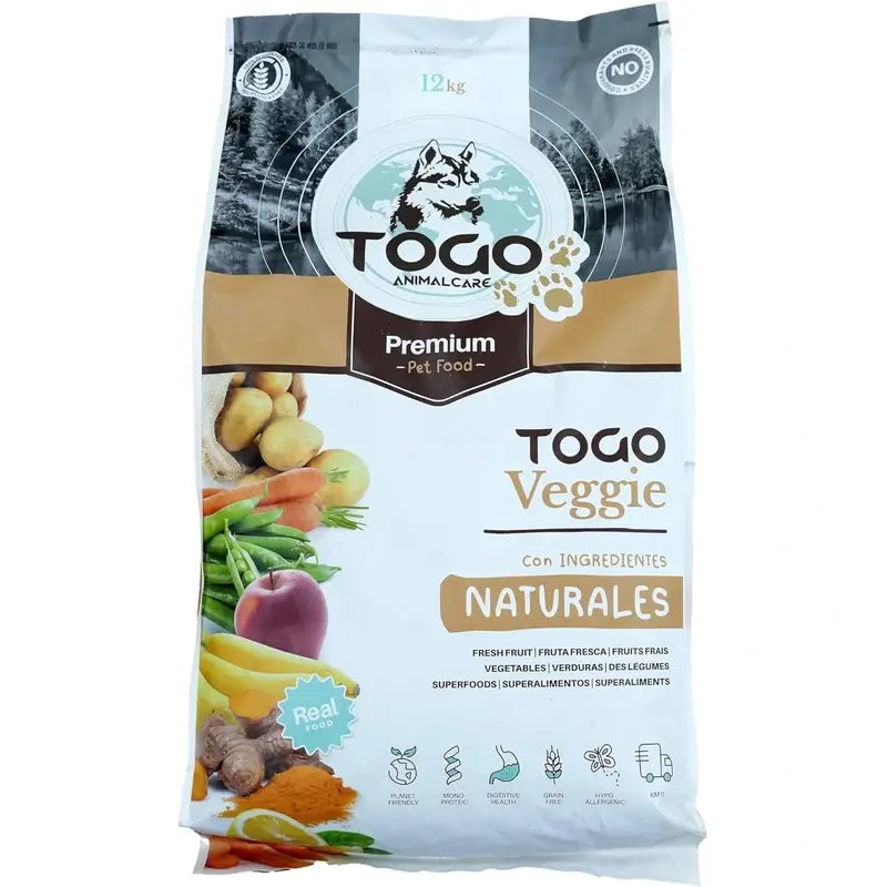 Pienso Togo Hipoalergenico Vegano Perros, 4 kg