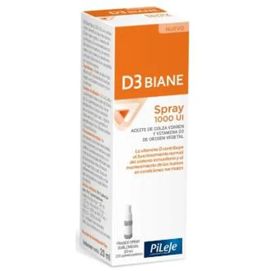 Pileje D3 Biane 1000Ui Spray 20Ml. 