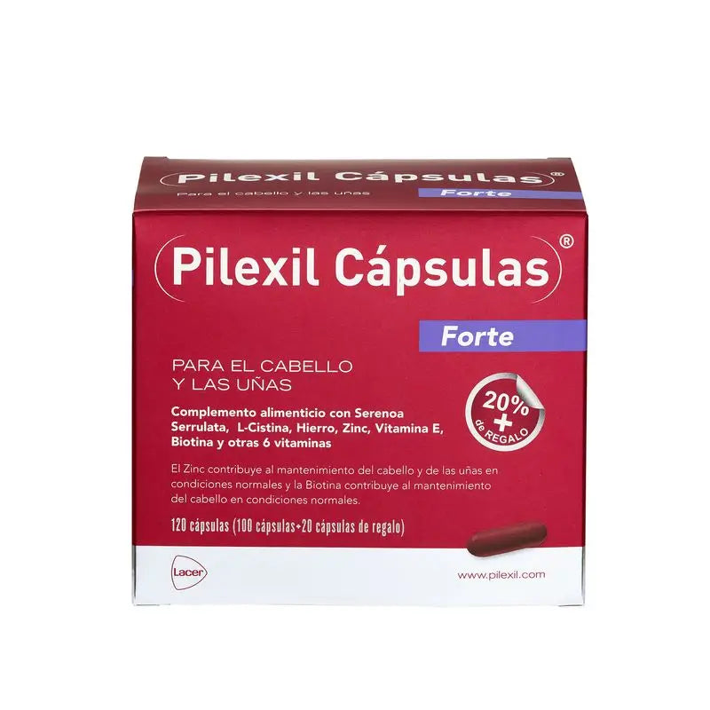 Pilexil Cápsulas Forte 100+20