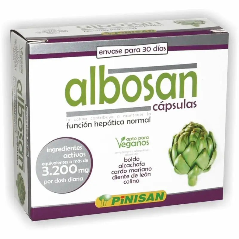 Pinisan Albosan , 60 cápsulas   