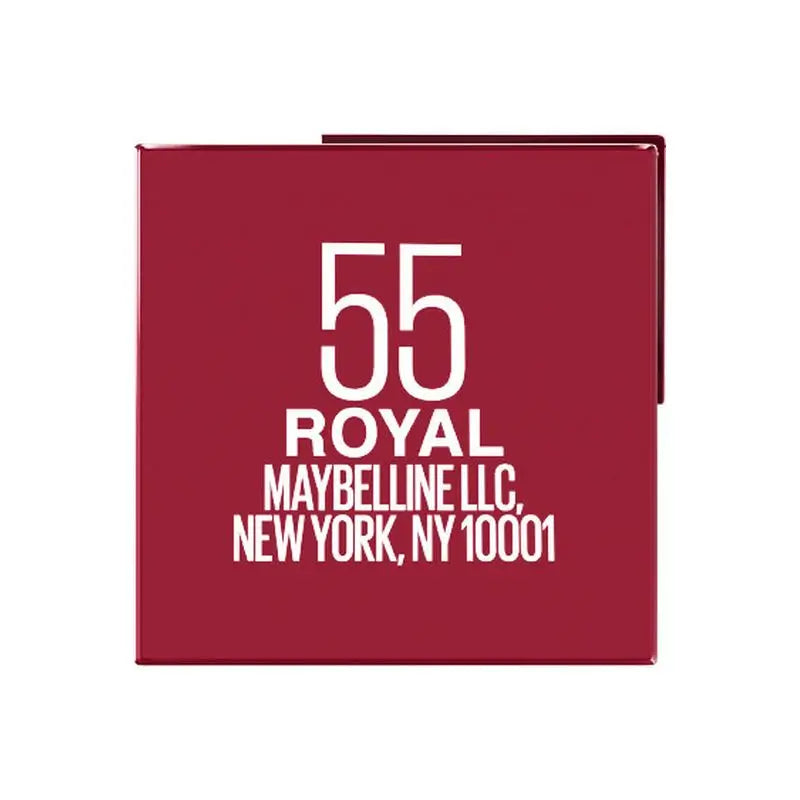 Maybelline New York Pintalabios Superstay Vinyl Ink, Tono 55 Royal