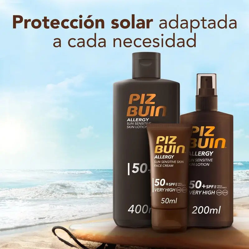 PIZ BUIN Allergy Loción SPF 50+, 400 ml